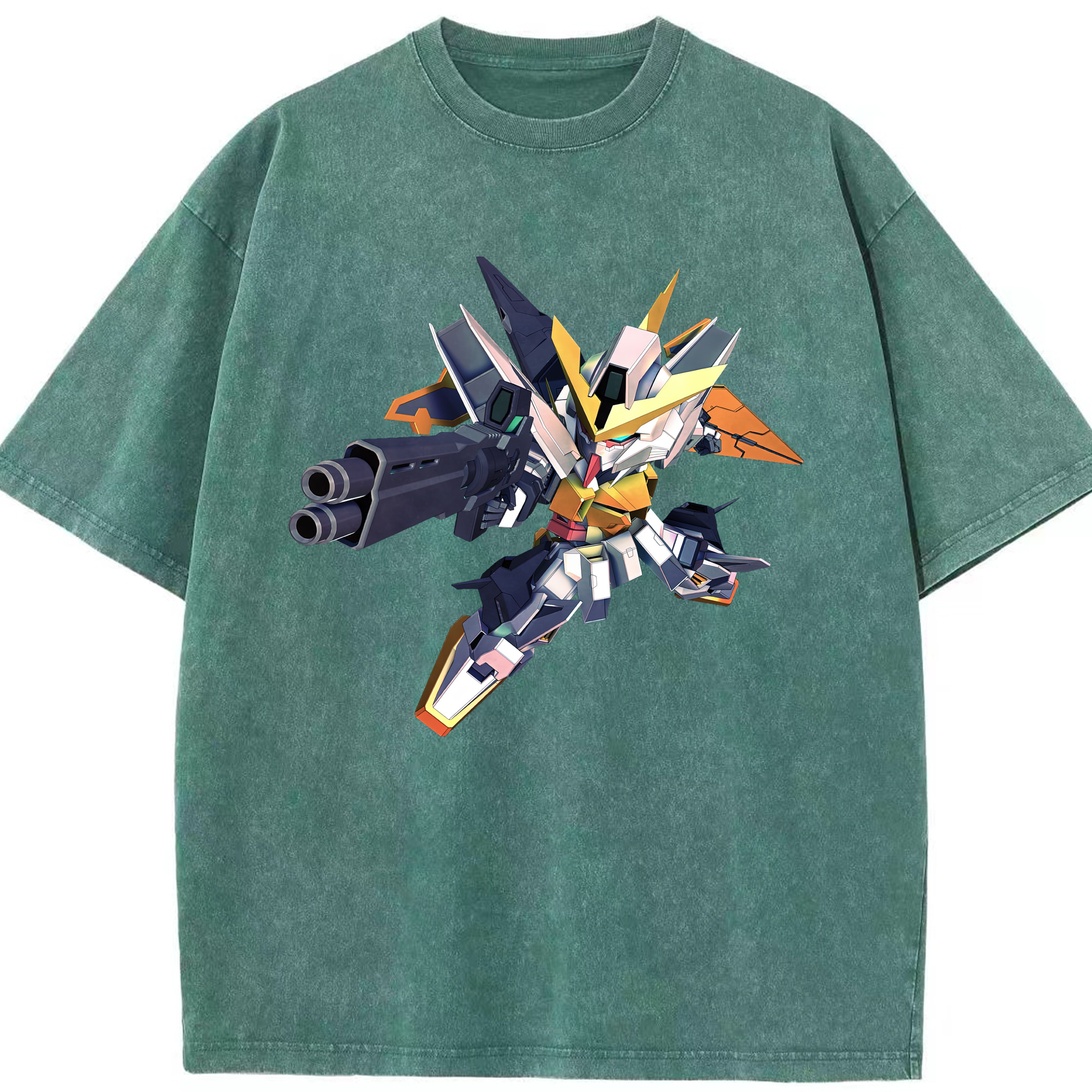（画像用） 機動戦士ガンダム Mobile Suit Gundam 綿100% ヴィンテージ風 半袖Tシャツ（フロントプリント）